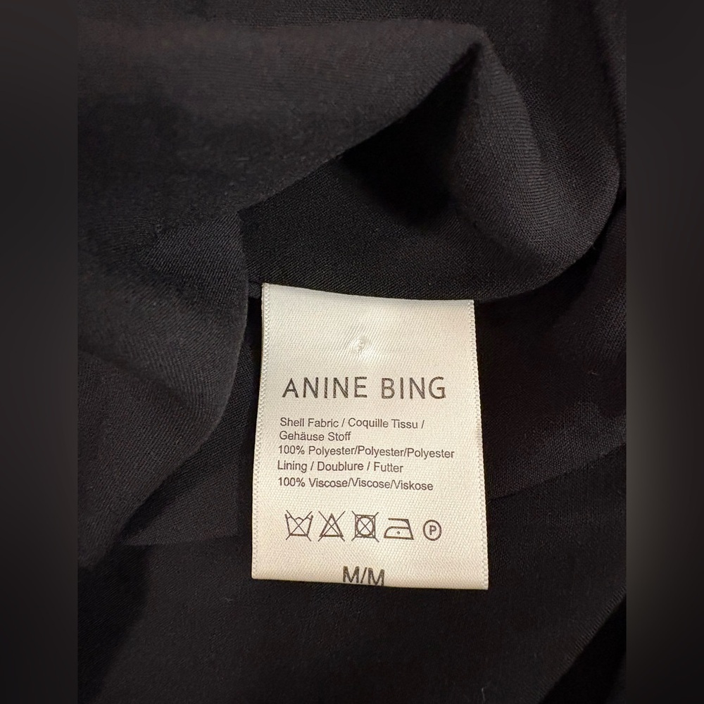 Anine Bing Penelope Lace Ruffle Teired Mini Dress Size M NWT - Picture 14 of 16